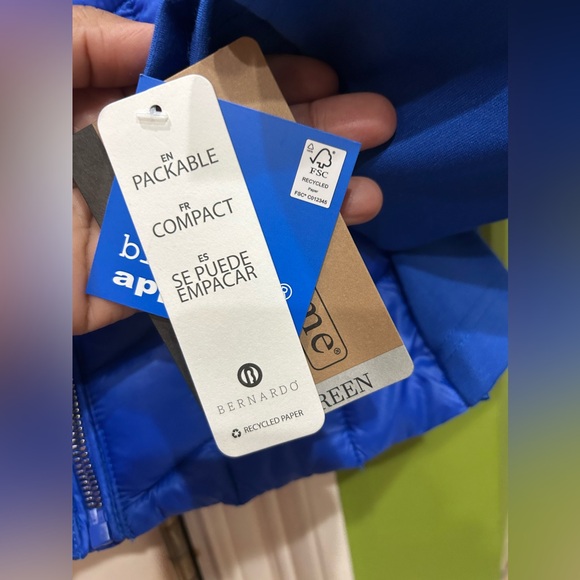 BERNARDO Size S Eco Plume Packable Lightweight Quilted Puffer Winter Jacket NEW - Picture 5 of 7